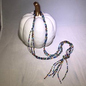 Tribal Designs Multicolor Knot Necklace